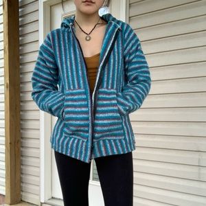 cute zip up hoodie / drug rug